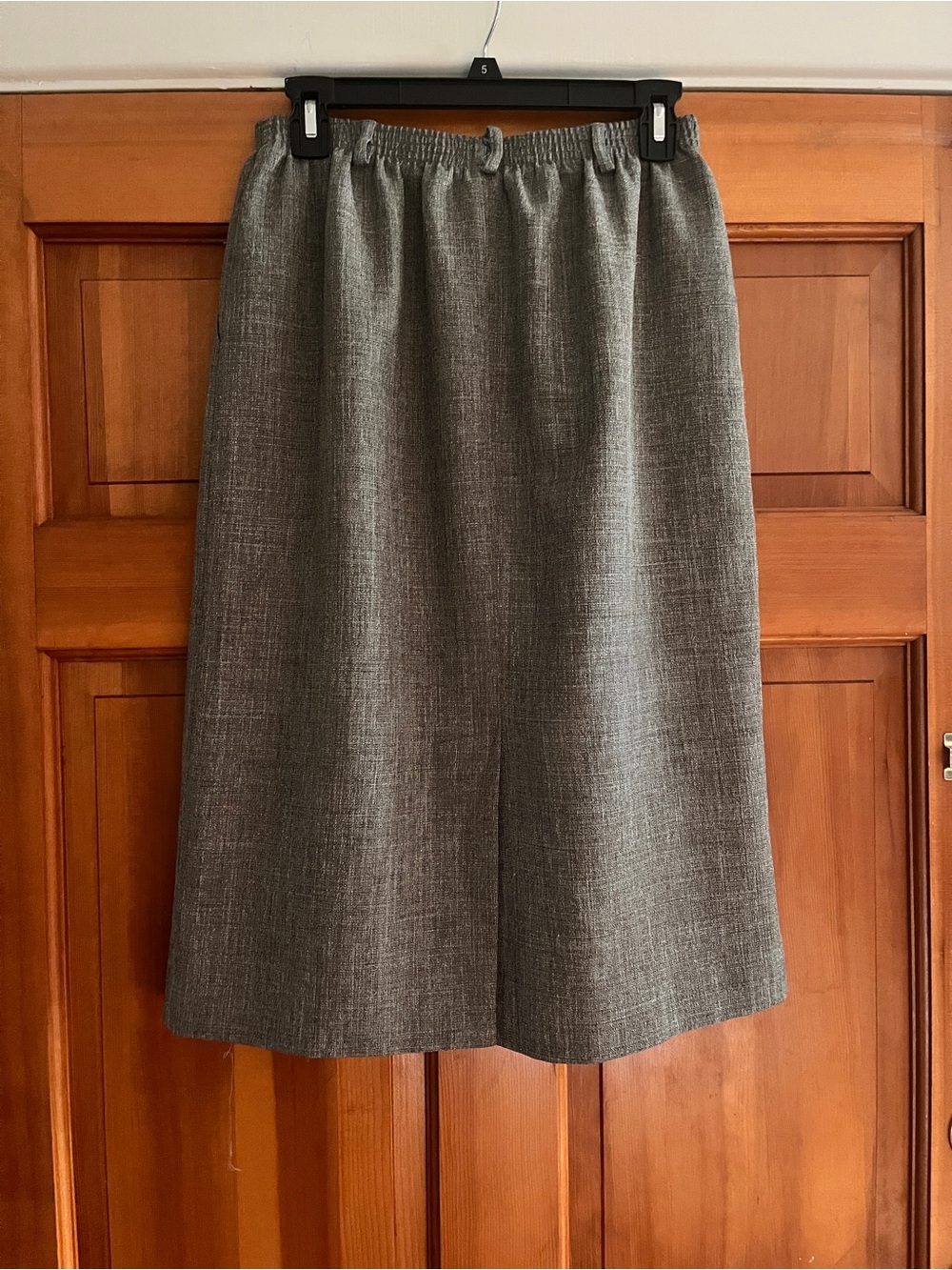 Classic Gray A-Line Women's Skirt
